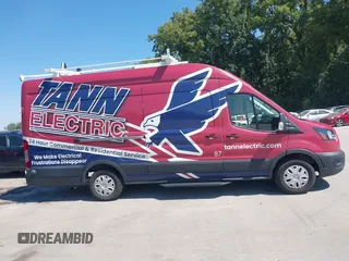 2020 Ford Transit Cargo with VIN 1FTBW3X8XLKB01219, listed as a IAAI auction lot 40268320 with 53,863 mi miles and . Bid and sale history available at DreamBid. Image 13.