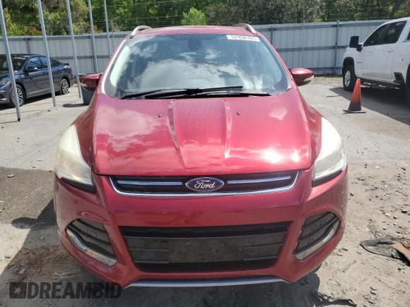 2014 Ford Escape Titanium with VIN 1FMCU0JXXEUD13856, listed as a Copart auction lot 52450165 with 116,183 mi miles and Clean Title. Bid and sale history available at carsss.com. Image 5.