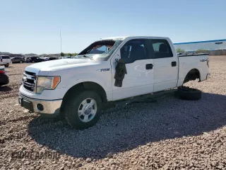2013 Ford F-150 XL with VIN 1FTFW1EF8DFC59091, listed as a Copart auction lot 61582485 with 107,640 mi miles and Salvage title. Bid and sale history available at DreamBid. Image 1.