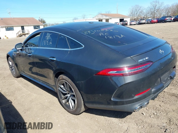 2022 Mercedes-Benz AMG GT with VIN W1K7X5KB7NA048253, listed as a IAAI auction lot 41760621 with 999,999 mi miles. Bid and sale history available at carsss.com. Image 3.