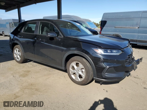 2024 Honda HR-V LX with VIN 3CZRZ1H39RM726641, listed as a Copart auction lot 48753595 with 12,982 mi miles and Salvage title. Bid and sale history available at DreamBid. Image 4.