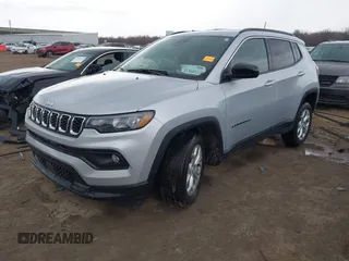 2024 Jeep Compass Latitude with VIN 3C4NJDBNXRT175441, listed as a IAAI auction lot 41860069 with 15,357 mi miles. Bid and sale history available at carsss.com. Image 17.