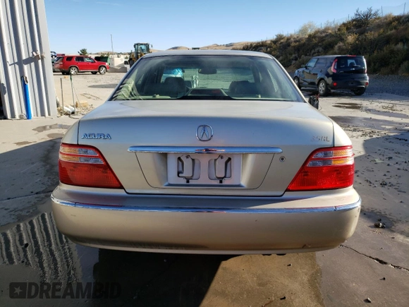 2000 Acura RL with VIN JH4KA9656YC014653, listed as a Copart auction lot 79079074 with 174,392 mi miles and Salvage Title. Bid and sale history available at carsss.com. Image 6.