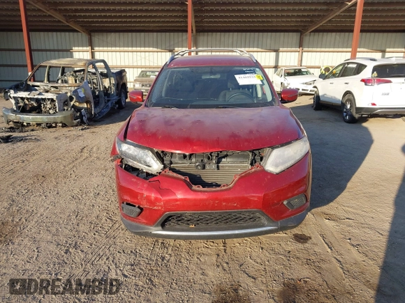 2016 Nissan Rogue SV with VIN KNMAT2MV9GP678115, listed as a IAAI auction lot 41469925 with 107,075 mi miles and . Bid and sale history available at carsss.com. Image 13.