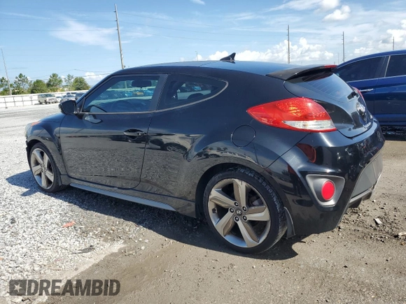 2013 Hyundai Veloster Turbo with VIN KMHTC6AE8DU178833, listed as a Copart auction lot 61944125 with 149,564 mi miles and Salvage title. Bid and sale history available at DreamBid. Image 2.