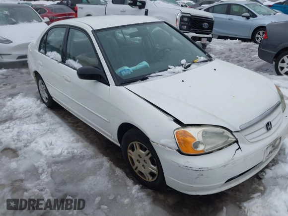 2002 Honda Civic LX with VIN 2HGES16592H517516, listed as a IAAI auction lot 41516218 with 146,957 mi miles and . Bid and sale history available at DreamBid. Image 1.
