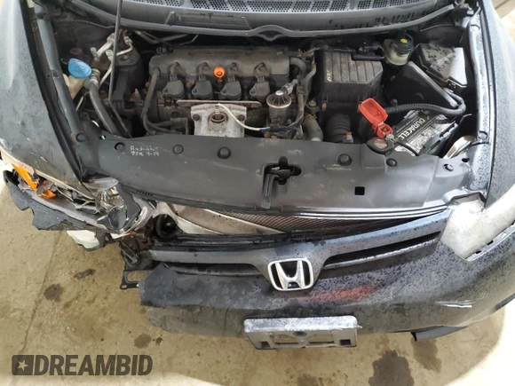 2007 Honda Civic Cpe LX with VIN 2HGFG12627H569646, listed as a Copart auction lot 52175205 with 167,842 mi miles and Salvage Title. Bid and sale history available at carsss.com. Image 11.
