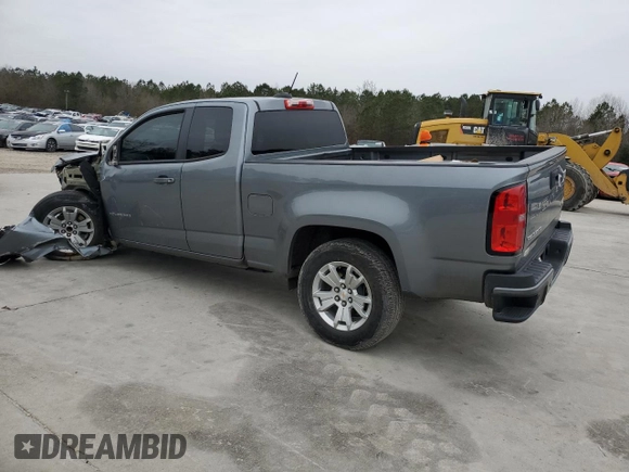 2021 Chevrolet Colorado 2WD LT with VIN 1GCHSCEA1M1275389, listed as a Copart auction lot 89397355 with 61,207 mi miles and Salvage Title. Bid and sale history available at carsss.com. Image 2.