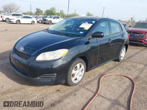 2009 Toyota Matrix with VIN 2T1KU40E69C091858, listed as a IAAI auction lot 41925490 with 153,161 mi miles. Bid and sale history available at carsss.com. Image 2.