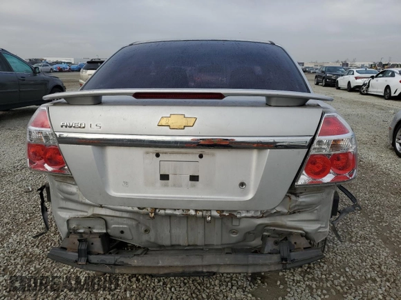 2011 Chevrolet Aveo 2LT with VIN KL1TG5DE6BB175654, listed as a Copart auction lot 44346215 with 175,867 mi miles and Salvage title. Bid and sale history available at DreamBid. Image 6.