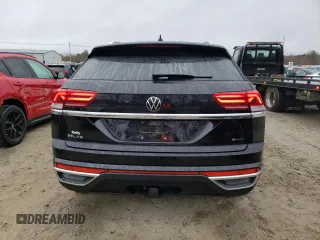 2023 Volkswagen Atlas SEL with VIN 1V2BE2CA0PC204119, listed as a Copart auction lot 81601434 with 21,914 mi miles and Salvage title. Bid and sale history available at DreamBid. Image 6.