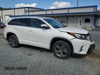 2017 Toyota Highlander Limited with VIN 5TDYZRFH6HS219547, listed as a Copart auction lot 55487995 with 129,617 mi miles and Salvage title. Bid and sale history available at DreamBid. Image 4.