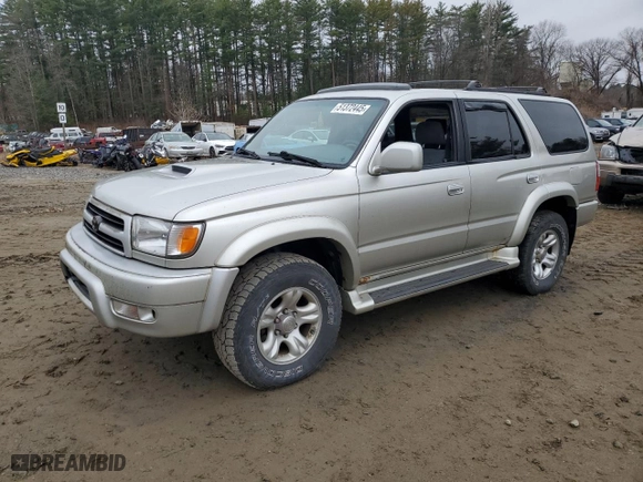 2000 Toyota 4Runner SR5 with VIN JT3HN86R5Y0261231, listed as a Copart auction lot 51372445 with 195,639 mi miles and Clean Title. Bid and sale history available at carsss.com. Image 1.