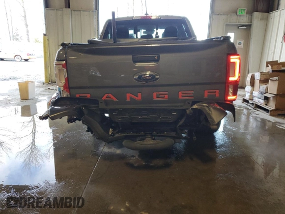 2021 Ford Ranger XL with VIN 1FTER4FH8MLD10143, listed as a Copart auction lot 43838435 with 84,479 mi miles and Salvage Title. Bid and sale history available at carsss.com. Image 6.