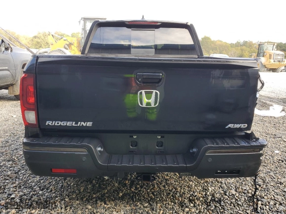 2018 Honda Ridgeline Black Edition with VIN 5FPYK3F87JB010451, listed as a Copart auction lot 78154544 with 69,497 mi miles and Salvage Title. Bid and sale history available at carsss.com. Image 6.