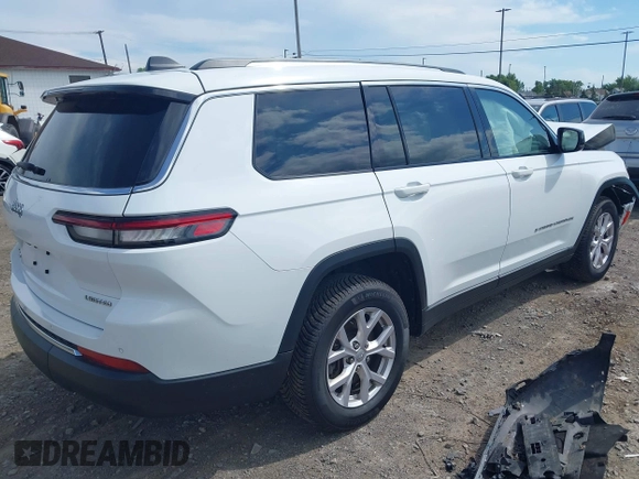 2022 Jeep Grand Cherokee Limited with VIN 1C4RJKBG7N8555451, listed as a IAAI auction lot 42670111 with 51,520 mi miles and . Bid and sale history available at DreamBid. Image 4.