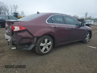 2010 Acura TSX with VIN JH4CU2F65AC007985, listed as a Copart auction lot 52712495 with 196,278 mi miles and Salvage Title. Bid and sale history available at carsss.com. Image 3.