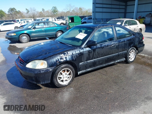 1999 Honda Civic HX with VIN 1HGEJ7123XL068508, listed as a IAAI auction lot 41803733 with 191,412 mi miles. Bid and sale history available at carsss.com. Image 2.
