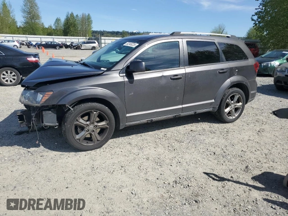 2017 Dodge Journey Crossroad Plus z VIN 3C4PDDGG6HT567454, wystawiony jako Copart lot #53249225 z przebiegiem 189 647 mil mil oraz Szkoda całkowita • Salvage title. Historia ofert i sprzedaży dostępna na DreamBid. Obrazek 1.
