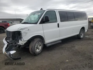 2020 Chevrolet Express Passenger LT z VIN 1GAZGPFG5L1211055, wystawiony jako Copart lot #51353985 z przebiegiem 59 271 mil mil oraz Szkody całkowita. Historia ofert i sprzedaży dostępna na DreamBid. Obrazek 1.