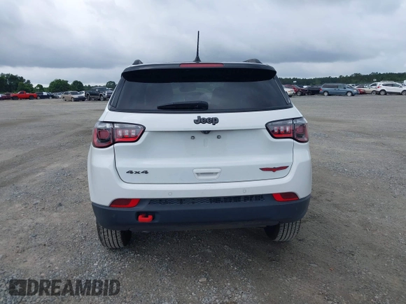2024 Jeep Compass Trailhawk with VIN 3C4NJDDN2RT602771, listed as a IAAI auction lot 42462793 with 25,152 mi miles and . Bid and sale history available at DreamBid. Image 16.