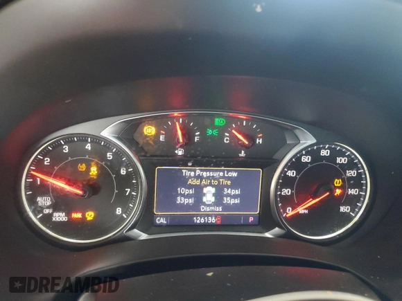 2020 GMC Terrain SLT with VIN 3GKALPEX7LL142268, listed as a Copart auction lot 69943854 with 126,136 mi miles and Salvage Title. Bid and sale history available at carsss.com. Image 9.