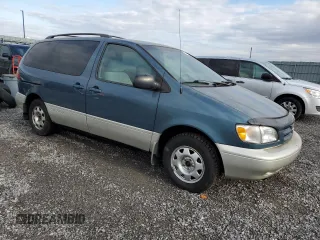 2000 Toyota Sienna LE with VIN 4T3ZF13C9YU280798, listed as a Copart auction lot 80708614 with 282,612 mi miles and Clean Title. Bid and sale history available at carsss.com. Image 4.