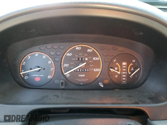 1998 Honda CR-V EX with VIN JHLRD1860WC077987, listed as a Copart auction lot 78651454 with 262,139 mi miles and Salvage Title. Bid and sale history available at carsss.com. Image 9.