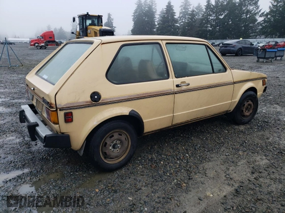 1979 Volkswagen Rabbit с VIN 1793801579, выставлен на аукционе Copart как лот 89217815 с пробегом 13 577 миль миль и Чистый • Clean title. История ставок и продаж доступна на DreamBid. Изображение 3.