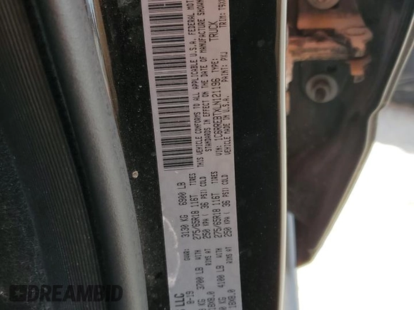 2020 Ram 1500 Big Horn with VIN 1C6RREBTXLN121196, listed as a Copart auction lot 44034035 with 80,849 mi miles and Salvage Title. Bid and sale history available at carsss.com. Image 12.
