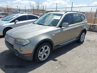 2009 BMW X3 xDrive30i with VIN WBXPC93459WJ25646, listed as a IAAI auction lot 41955182 with 175,605 mi miles. Bid and sale history available at carsss.com. Image 2.