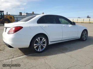 2017 Mercedes-Benz C-Class C 300 with VIN 55SWF4JB6HU229049, listed as a Copart auction lot 50826695 with 83,635 mi miles and Salvage Title. Bid and sale history available at carsss.com. Image 3.