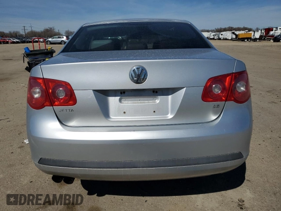 2006 Volkswagen Jetta 2.5L with VIN 3VWRF71K76M779141, listed as a Copart auction lot 48777305 with 265,569 mi miles and Salvage title. Bid and sale history available at DreamBid. Image 6.