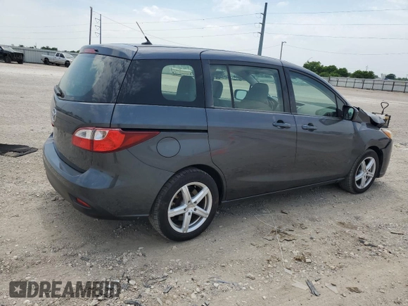 2012 Mazda 5 Sport with VIN JM1CW2BLXC0144268, listed as a Copart auction lot 53838745 with 47,993 mi miles and Salvage Title. Bid and sale history available at DreamBid. Image 3.