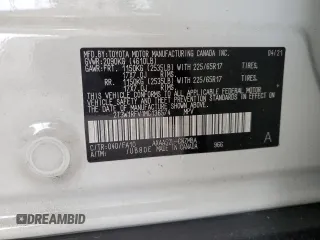 2021 Toyota RAV4 XLE with VIN 2T3W1RFV1MC136574, listed as a Copart auction lot 49177995 with 36,717 mi miles and Salvage Title. Bid and sale history available at carsss.com. Image 13.