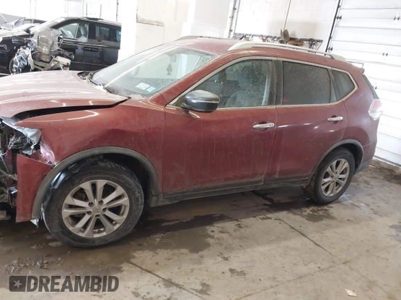 2016 Nissan Rogue SL with VIN KNMAT2MV9GP696498, listed as a IAAI auction lot 41744142 with 120,600 mi miles and . Bid and sale history available at DreamBid. Image 14.