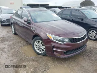 2016 Kia Optima LX with VIN 5XXGT4L3XGG027430, listed as a IAAI auction lot 41940146 with 75,456 mi miles and . Bid and sale history available at carsss.com. Image 1.