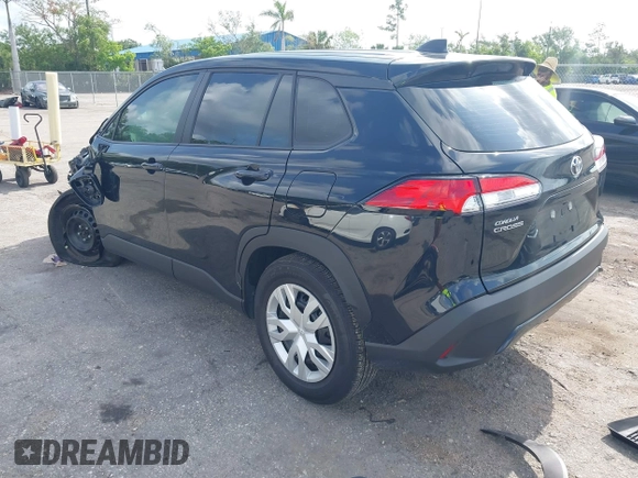 2024 Toyota Corolla Cross L with VIN 7MUAAAAG7RV101166, listed as a IAAI auction lot 42374340 with 11,213 mi miles and . Bid and sale history available at DreamBid. Image 3.