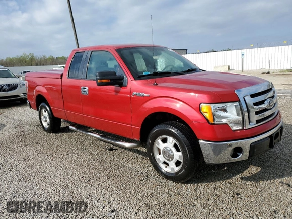 2009 Ford F-150 STX with VIN 1FTRX12869FB02974, listed as a Copart auction lot 52781725 with 130,583 mi miles and Salvage title. Bid and sale history available at DreamBid. Image 4.