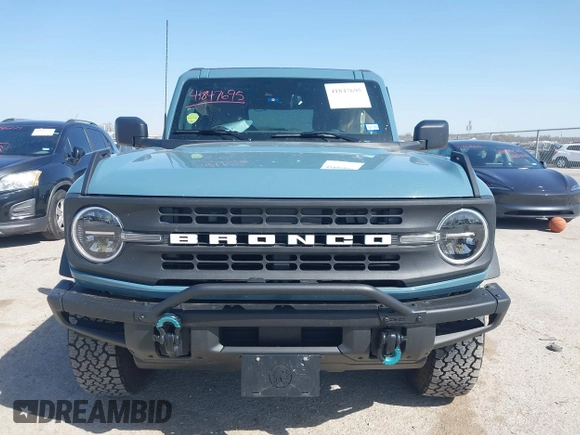 2022 Ford Bronco with VIN 1FMDE5AP8NLB71317, listed as a IAAI auction lot 41847695 with 21,484 mi miles and . Bid and sale history available at DreamBid. Image 12.