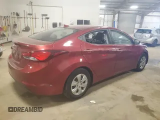 2016 Hyundai Elantra SE with VIN 5NPDH4AEXGH682832, listed as a Copart auction lot 57138045 with 90,948 mi miles and Salvage title. Bid and sale history available at DreamBid. Image 3.