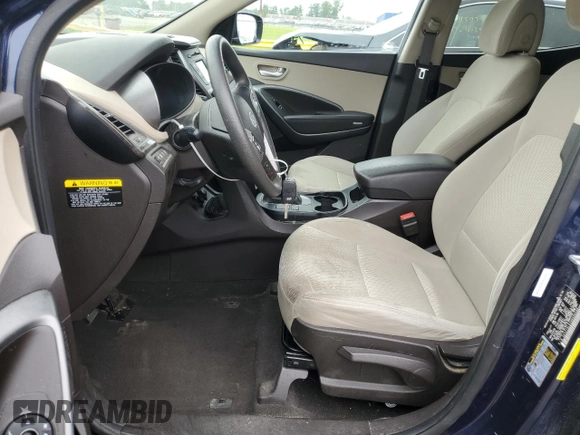 2017 Hyundai Santa Fe 2.4L with VIN 5XYZT3LB1HG496588, listed as a Copart auction lot 60441795 with 136,361 mi miles and Clean title. Bid and sale history available at DreamBid. Image 7.