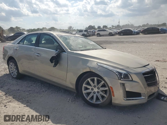 2015 Cadillac CTS Luxury RWD with VIN 1G6AR5SXXF0125522, listed as a Copart auction lot 49418515 with 75,331 mi miles and Salvage Title. Bid and sale history available at DreamBid. Image 4.