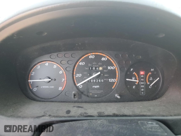 1998 Honda CR-V EX with VIN JHLRD1869WC078524, listed as a Copart auction lot 79907234 with 198,266 mi miles and Salvage Title. Bid and sale history available at carsss.com. Image 9.