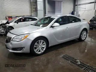 2016 Buick Regal with VIN 2G4GK5EX4G9153262, listed as a Copart auction lot 61039024 with 109,850 mi miles and Salvage Title. Bid and sale history available at carsss.com. Image 1.