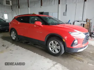 2020 Chevrolet Blazer LT with VIN 3GNKBHRS4LS540266, listed as a Copart auction lot 54677465 with 134,523 mi miles and Salvage title. Bid and sale history available at DreamBid. Image 4.
