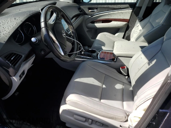 2014 Acura MDX Tech Pkg with VIN 5FRYD4H45EB005739, listed as a Copart auction lot 46707585 with 85,789 mi miles and Salvage Title. Bid and sale history available at carsss.com. Image 7.