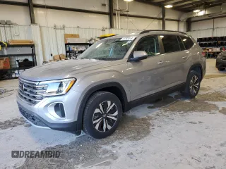 2024 Volkswagen Atlas SE z VIN 1V2DR2CA7RC621933, wystawiony jako Copart lot #44753215 z przebiegiem 8 mil mil oraz Szkoda całkowita • Salvage title. Historia ofert i sprzedaży dostępna na DreamBid. Obrazek 1.