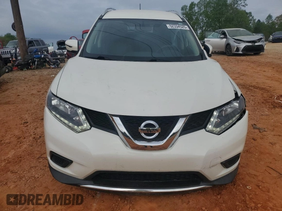 2016 Nissan Rogue SV with VIN JN8AT2MT5GW020414, listed as a Copart auction lot 52334525 with 91,969 mi miles and Salvage Title. Bid and sale history available at carsss.com. Image 5.