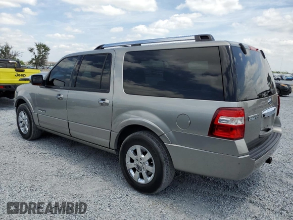 2008 Ford Expedition Max Limited with VIN 1FMFK20518LA77414, listed as a Copart auction lot 54095065 with 237,581 mi miles and Salvage title. Bid and sale history available at DreamBid. Image 2.